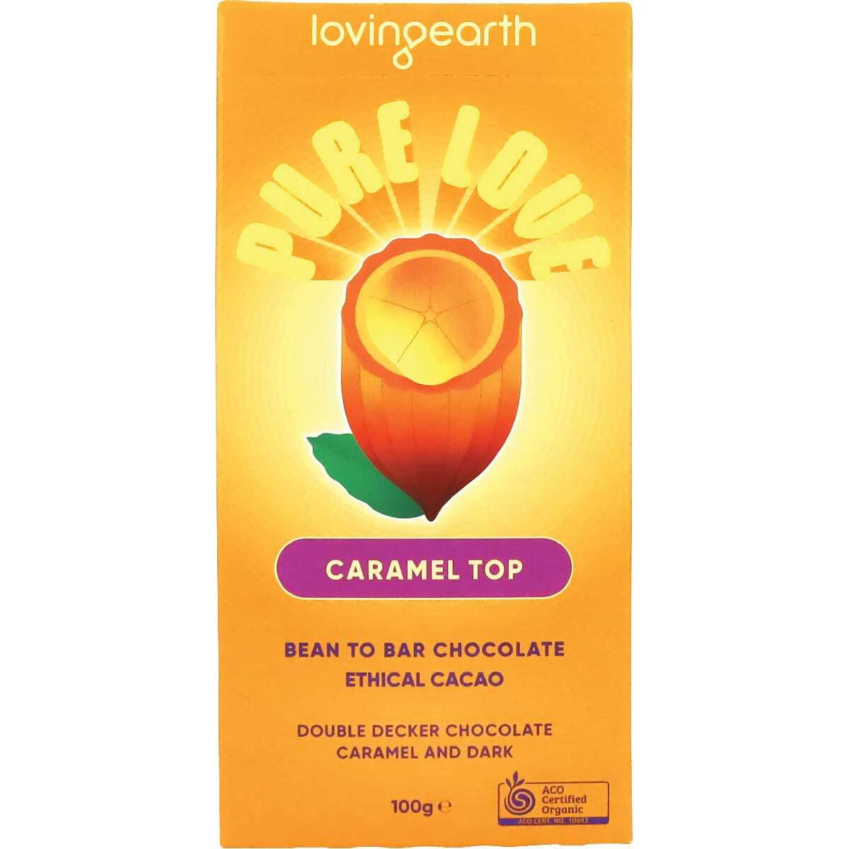 Organic Caramel Top Double Decker Chocolate (11x100g)