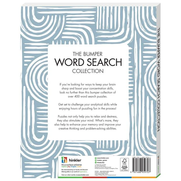 Solve It! The Bumper Word Search Collection Puzzles Game Activity Book