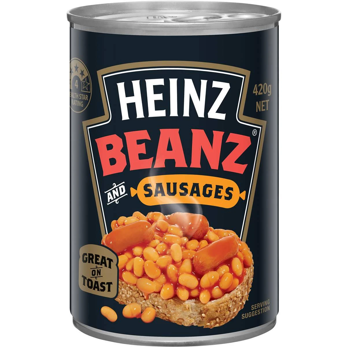 Heinz Baked Beans and Sausages Can 420g