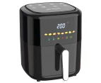 YOPOWER 6L Air Fryer Healthy Cooker Oven Fryer LED Airfryer Oil Free Kitchen 1350W Black