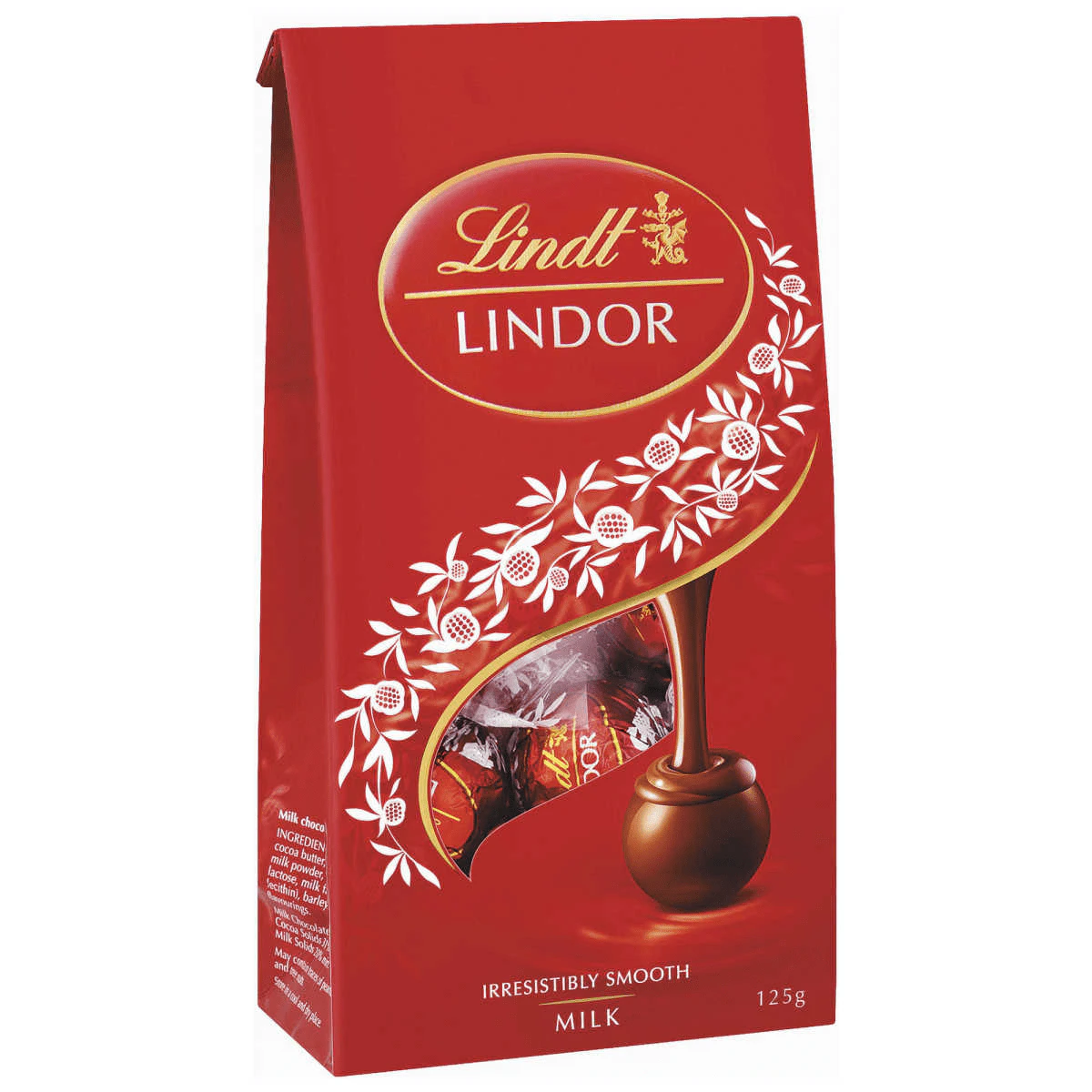 Lindt Lindor Milk Chocolate Balls Gift Bag 125g