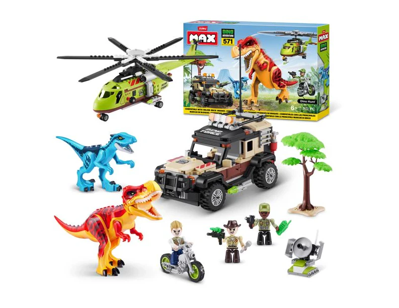 Max Dino Adventure Dino Hunt (571 pieces)