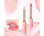 0.8g Lip Gloss Natural Daub Smoothly Ultralight Temperature Change Lipstick Lip Balm for Party -Peach