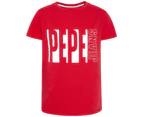 Pepe Jeans Boys Sacha T-Shirt Pepper Red