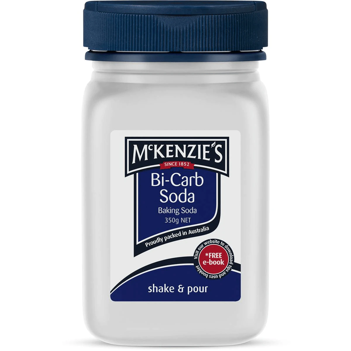 Mckenzies Bi Carb Baking Soda Powder 350g