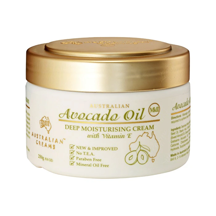 Australian Creams Mk Ii Australian Creams MkII Avocado Oil Deep Moisturising Cream with Vitamin E 250g