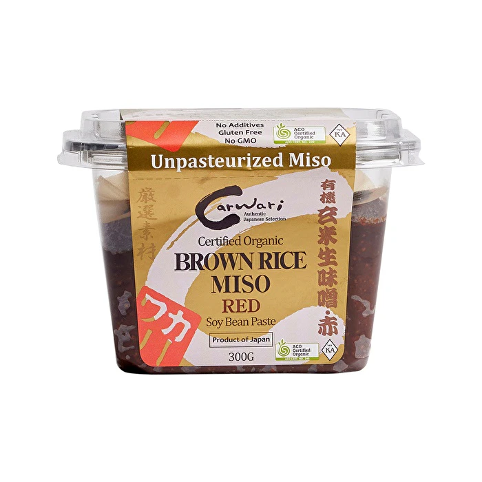 Carwari Organic Brown Rice Miso Paste Red 300g