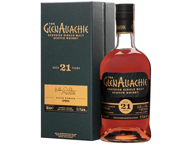 GlenAllachie 21 Year Old Batch 2 Single Malt Whisky 700ml