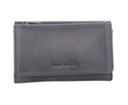 Pierre Cardin Womens Soft Italian Leather RFID Purse Wallet Rustic - Teal