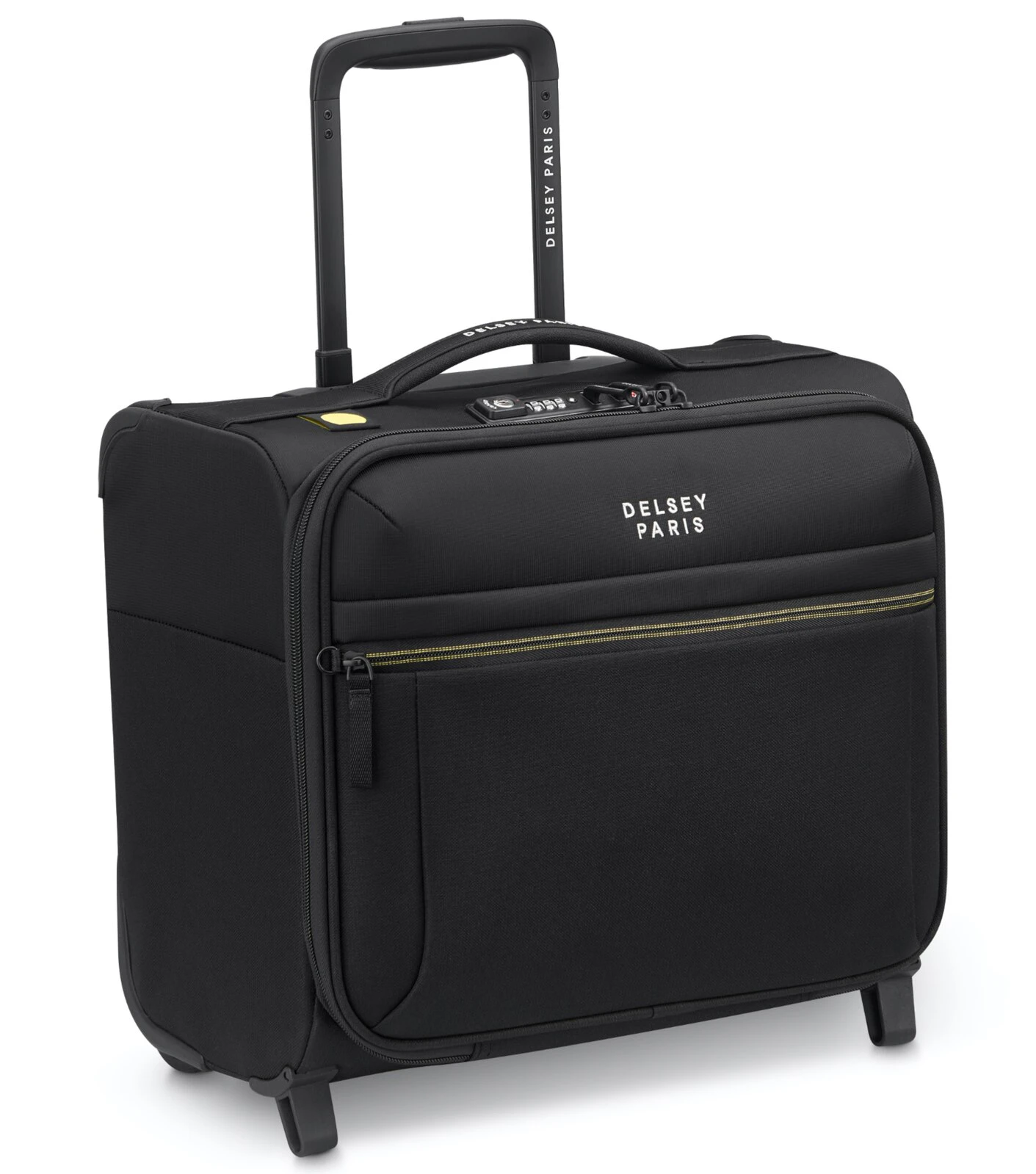 Delsey Brochant 3 - 38 cm 2-Wheel Underseater Cabin Suitcase - Deep Black