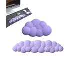 Ergonomic Wrist Rest for Computer Laptop Cloud Keyboard Wrist Rest Pad Set Purple