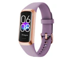 TODO Fitness Tracker Smart Watch BT 5.0 Body Thermometer Temperature BPM Monitor - Purple