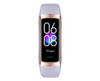 TODO Fitness Tracker Smart Watch BT 5.0 Body Thermometer Temperature BPM Monitor - Purple