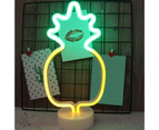 1 Set Night Light Creative Shape Non-Glaring Rechargeable Battery Powered Romantic Decorative PVC Cactus LED Night Light with USB Cable Kit for Home - B