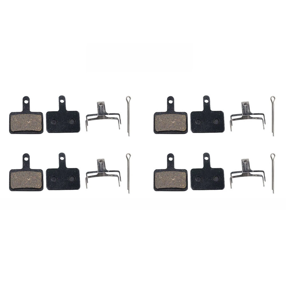 4-Pairs Mountain Bike Bicycle Disc Brake Pads Suitable For Shimano Hydraulic Mechanical