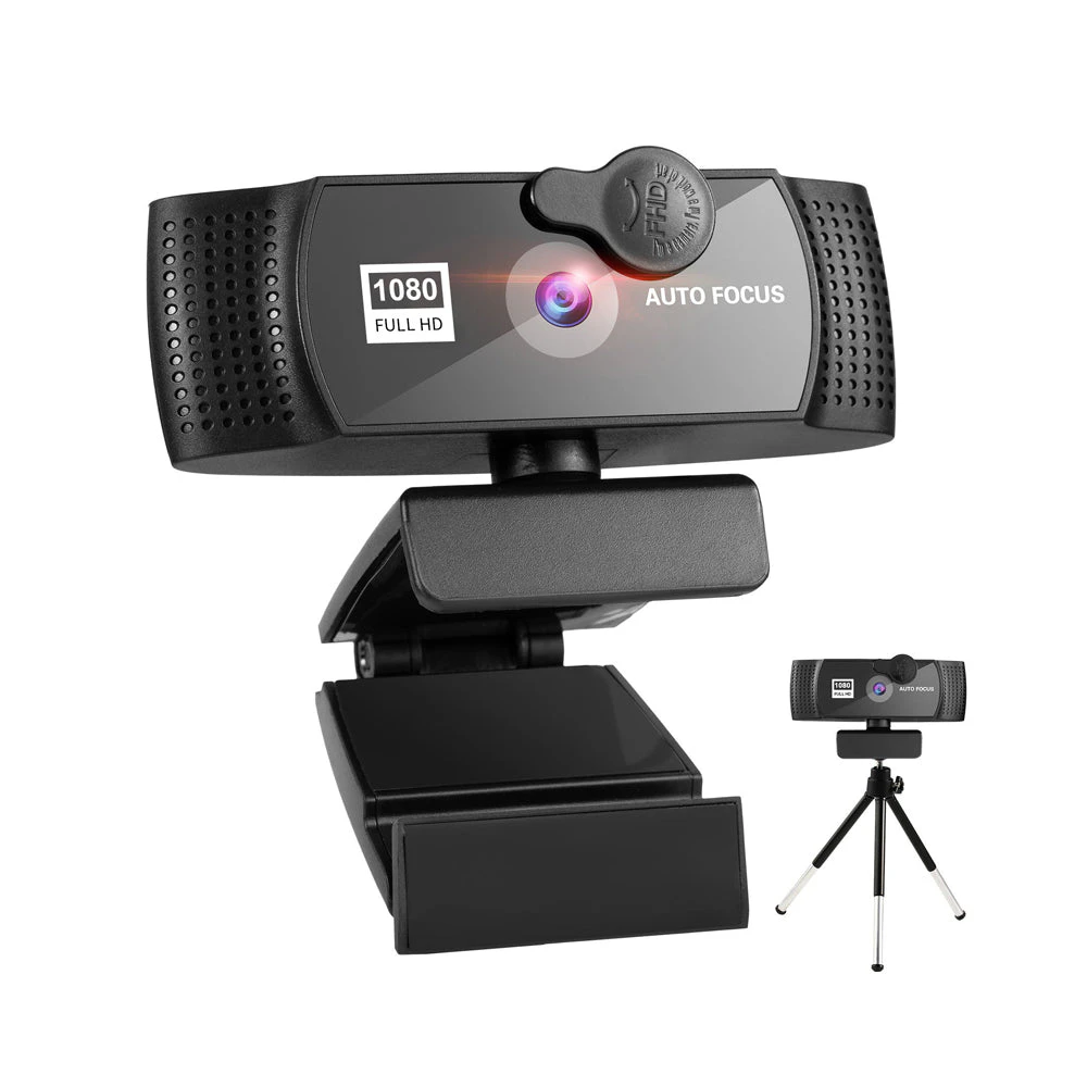 1080P HD Webcam with Microphone Anti-Voyeur Streaming Web Camera for Live Recording Online Conference