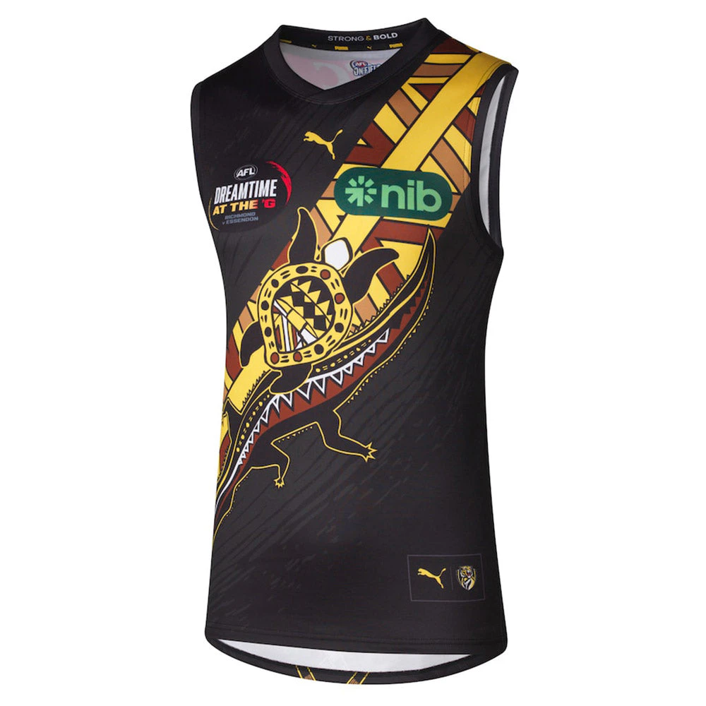 Richmond 2024 Authentic Mens Indigenous Dreamtime Guernsey