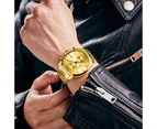 CHEETAH Mens Watches Top Brand Stainless Steel Waterproof Quartz Wristwatch Date Sport Watch For Men Gold Clock With Box