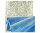 20Pcs Microfibre Glass Cleaning Cloth Car Towel Window Dish Washing 40x40 cm Blue