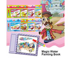 Magical Water Painting Book Reusable Children Graffiti Drawing Board Kids Gift 2#