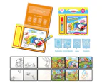 Magical Water Painting Book Reusable Children Graffiti Drawing Board Kids Gift 2#