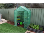 Greenlife 2 Tier Walk-in Greenhouse with PE Cover - 1950 x 1430 x 730mm