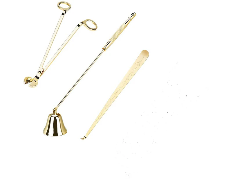 3 in 1 Candle Accessory Set, Candle Wick Trimmer Cutter, Candle Snuffer Extinguisher, Wick Dipper with Gift