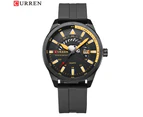 CURREN New Design Waterproof Sports Quartz Watch Fashion Luxury Army Military Watches Men Clock Relogio Masculino