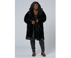 PINK DUSK Women's Canned Heat Fur Coat