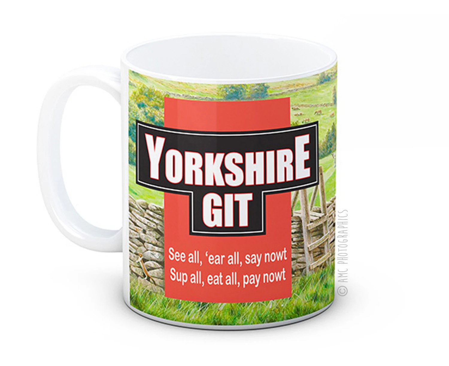 Yorkshire Git - Rude Funny Joke High Quality Coffee Tea Mug