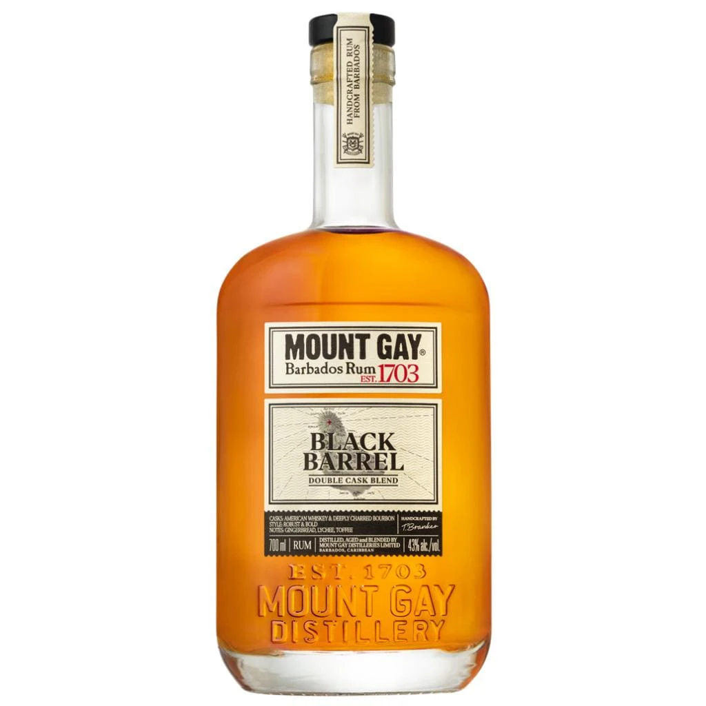 MOUNT GAY BLACK BARREL RUM 43% 700ML