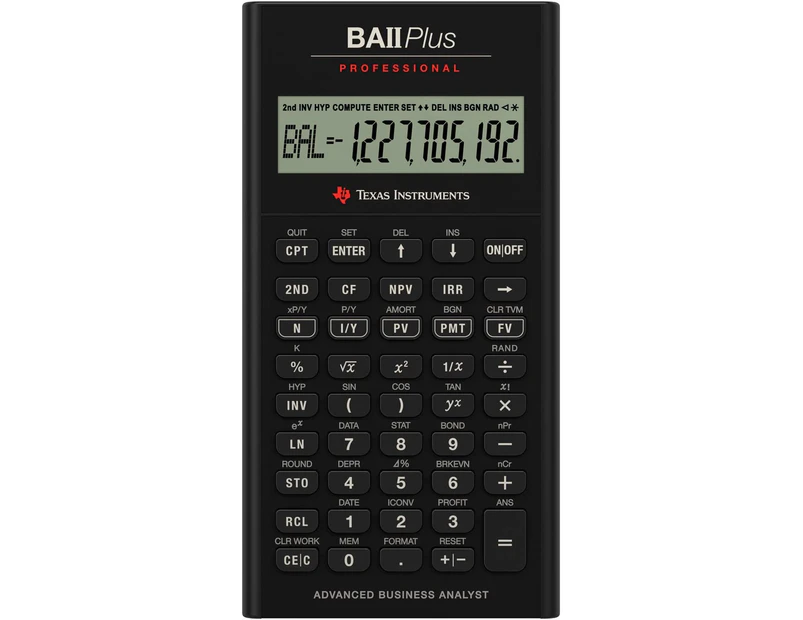 BA II Plus Professional Financial Calculator