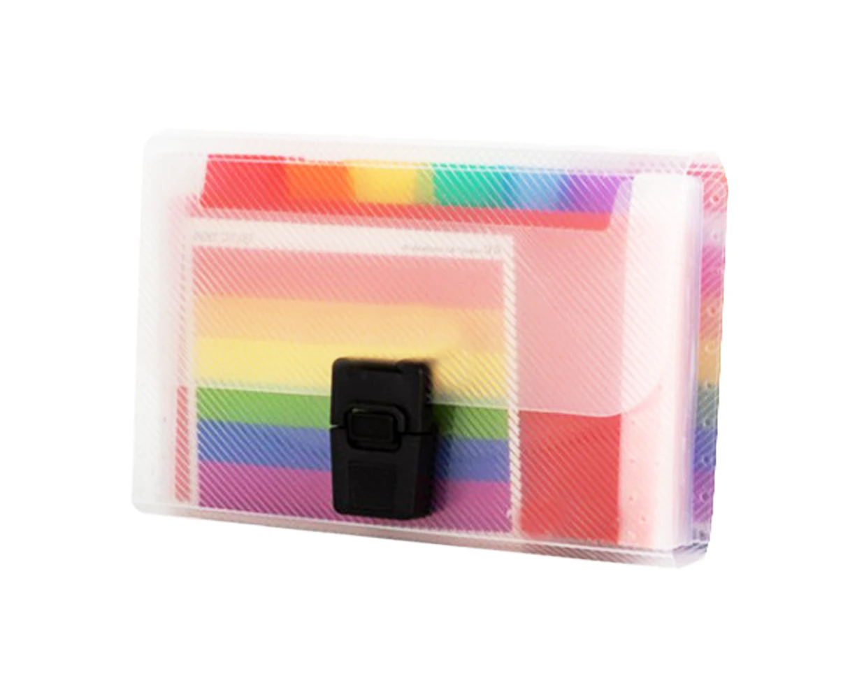 File Organizer A6 Portable Expanding Document Holder for Office School Supplies,13 Pockets