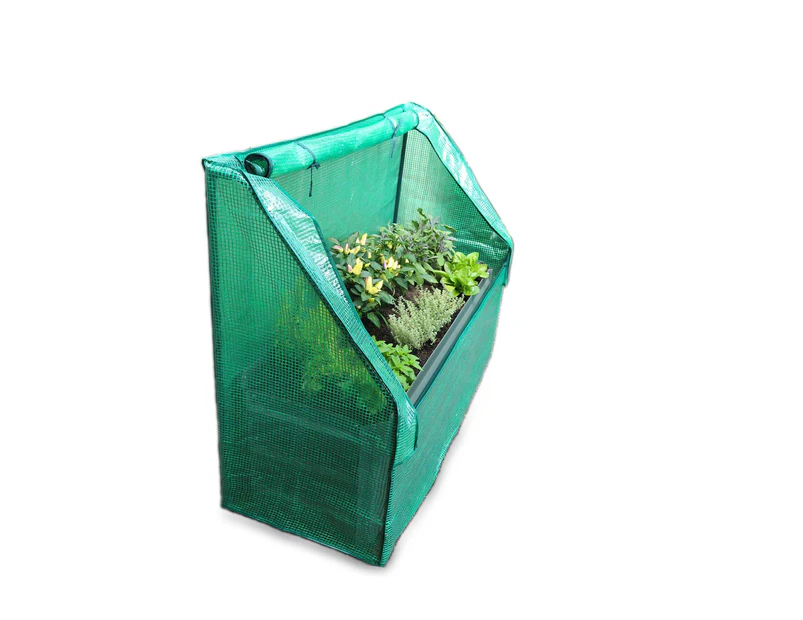 Greenlife Lean-To Drop Over Greenhouse with PE Cover - 1250 x 500 x 990mm