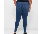 Target Plus Size Full Length Denim Jeggings - Blue