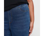 Target Plus Size Full Length Denim Jeggings - Blue