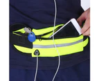 Unisex Waterproof Running Sports Belt Bum Waist Bag Phone Holder Fanny Pack Black