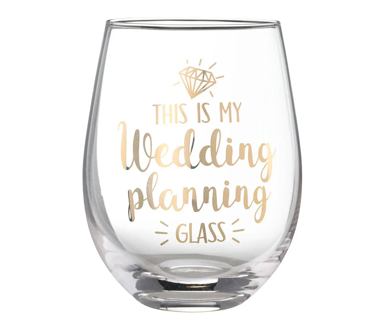 This is My Wedding Planning Glass Bridal Shower Bride To Be Gift