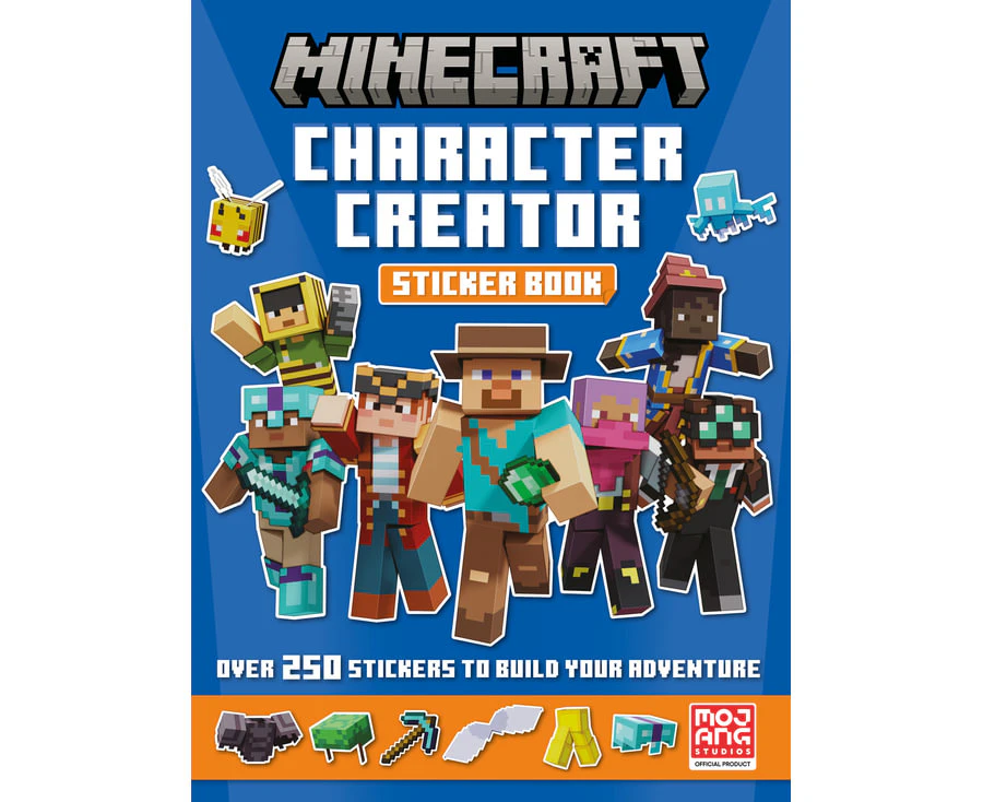 Minecraft Character Creator Sticker Book : Over 250 Stickers to Build Your Adventure