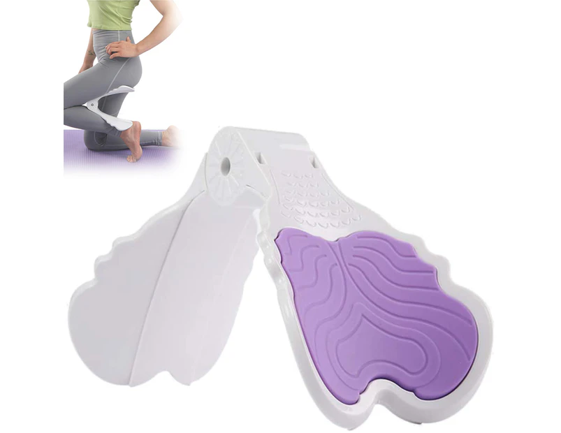 Hip Trainer, Thigh Master, Pelvic Floor Strengthening Device Women, Trainer for Postpartum Rehabilitation, Thigh Toner Workout Exerciser - Purple