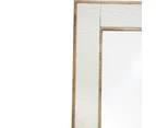 LVD Amalfi Wood/Acrylic/MDF 70cm Mirror Wall Hanging Home Decor Rectangle Brown