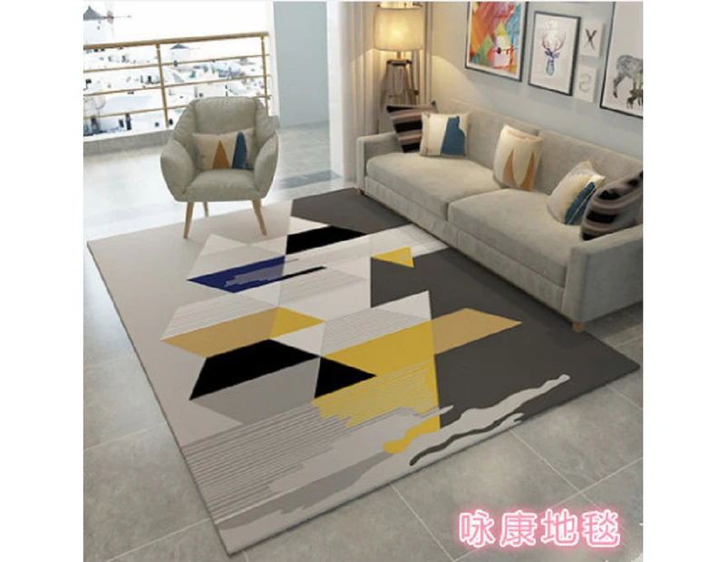 Rugs - Modern Contemporary Floor Rug  for Indoor Living Dining Room and Bedroom Area (120x160cm ) A1056