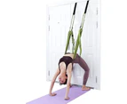 1 Set Nylon Waist Stretch Strap Breathable Punch Free Strong Load Bearing Aerial Yoga Rope for Gym-Army Green