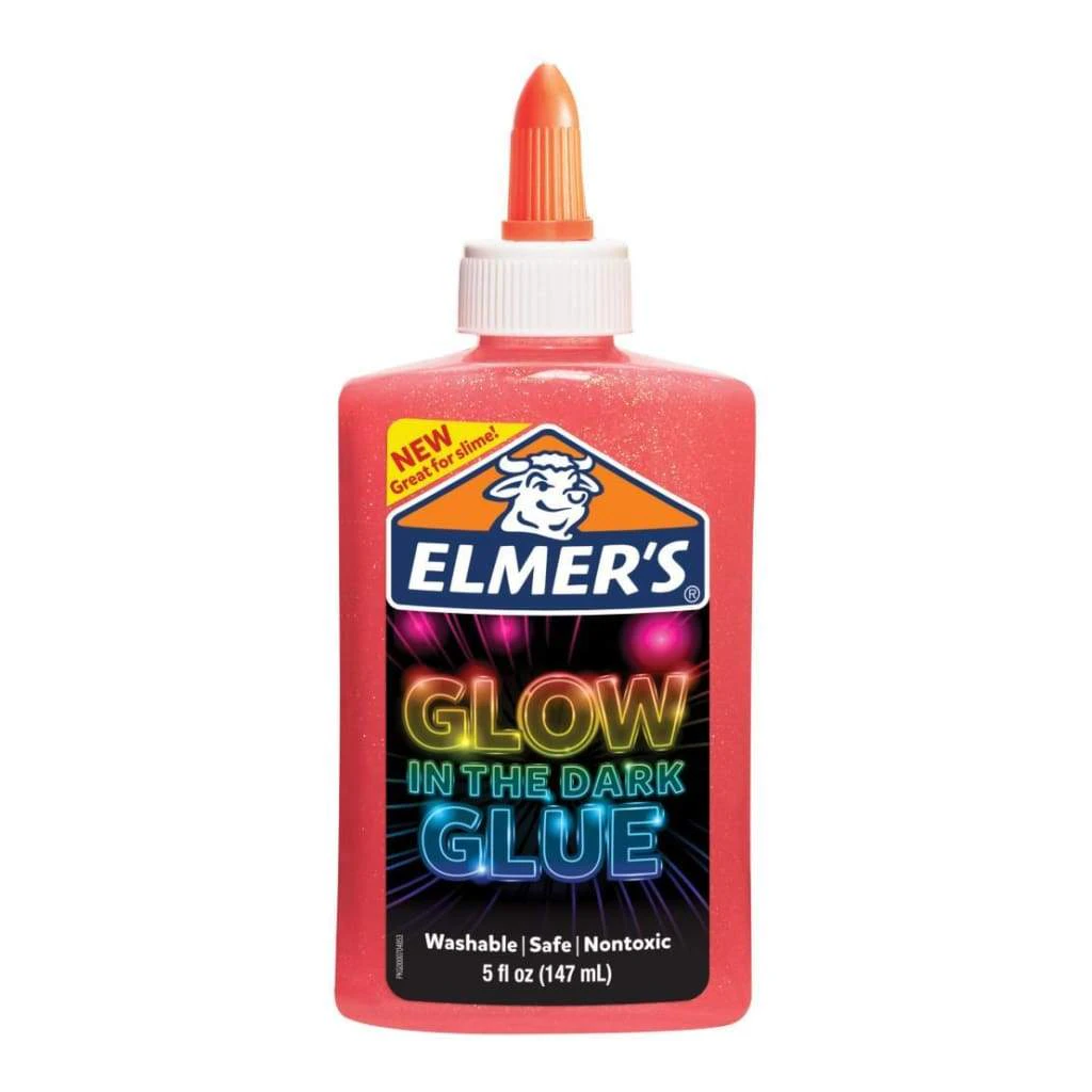 Elmers Glow In The Dark Liquid Glue 5oz - Pink*