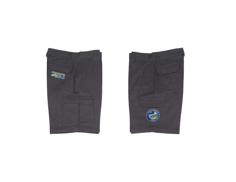 Parramatta Eels NRL Cargo Work Shorts - Short Pants Black