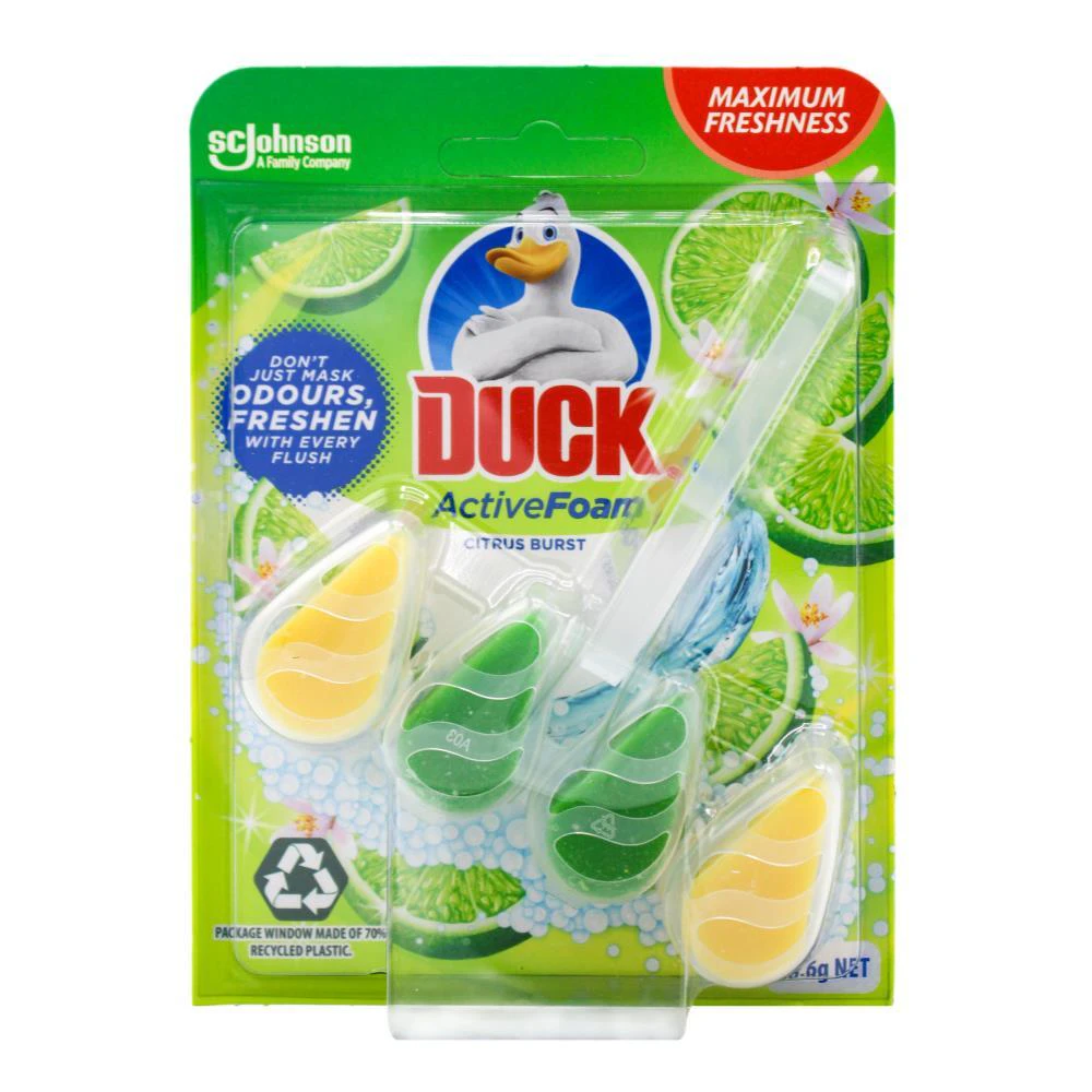 Duck Toilet Cage Active Foam Citrus Burst 38.6g