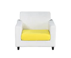 Anyhouz Sofa Cover Yellow Polyester Thick Stretchable Cushion For Living Room 1Pc Enlarge Size 160-185cmx60-90cm