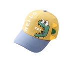 boys and Girls Baseball Cap, Kids Summer Hat & Sunshade Cap blue dinosaur cap195