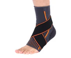 Ankle Support Brace Compression Breathable Foot Elastic Guard Strap (S For Woman)