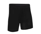 Mens Boxer Briefs Bamboo Breathable Soft Black - Frank and Beans Underwear - Black